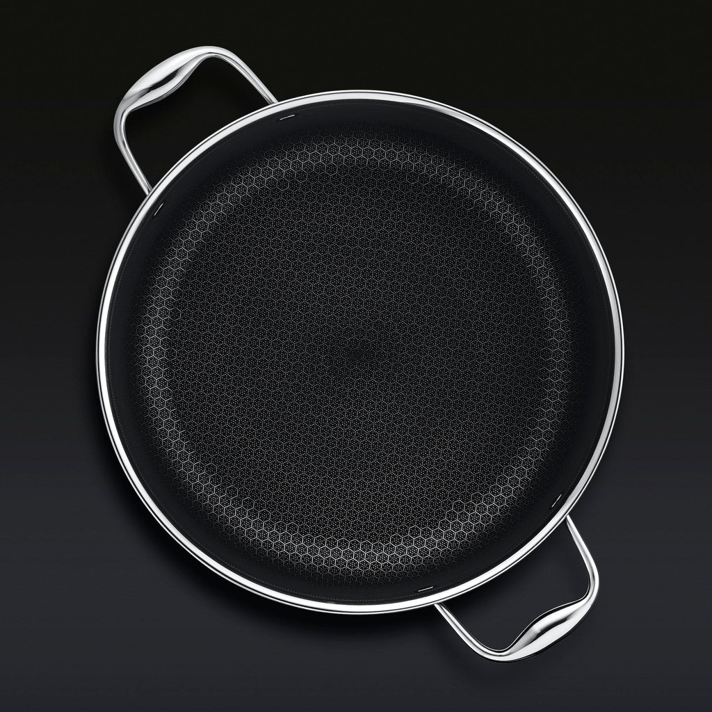 Hybrid Stock Pot with Lid, 10-Qt