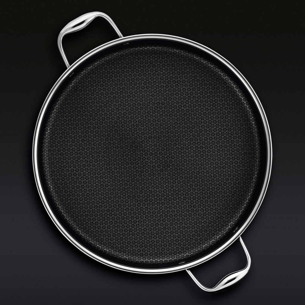 Hybrid Deep Sauté Pan/Chicken Fryer with Lid, 7-Qt